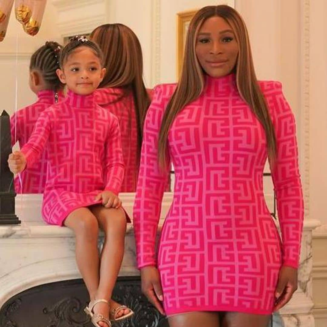 Serena Williams y otras ‘celebrities’ que han convertido a sus hijas en su ‘mini yo’