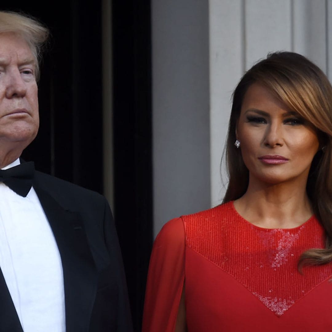 ¡Ahora sí! Melania Trump estrena el vestido de gala que todos esperaban