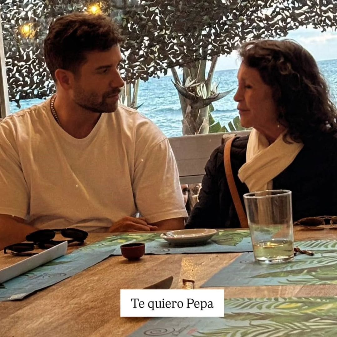 Pablo Alborán con Pepa Flores