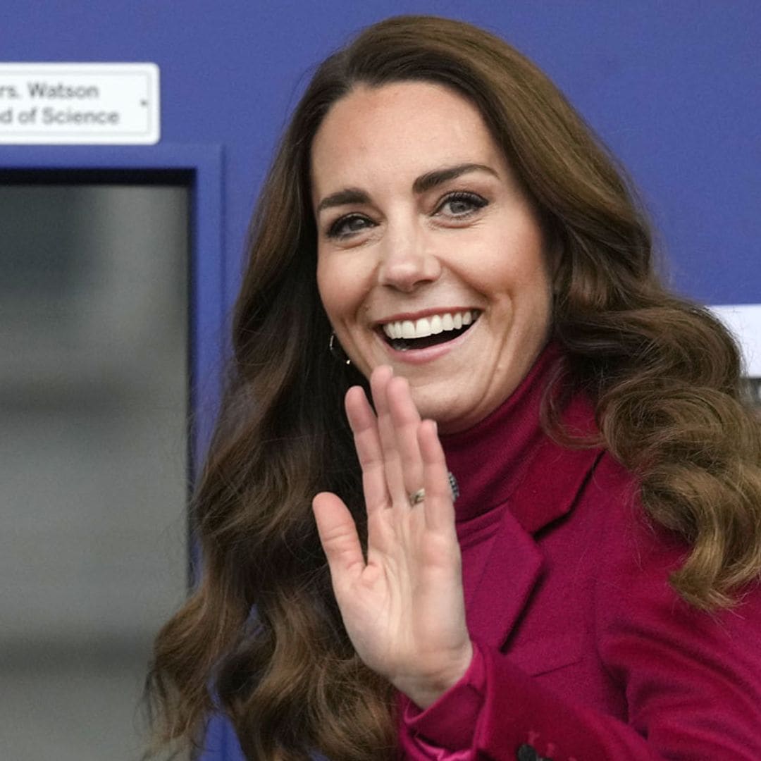 Kate Middleton repite su truco de estilo favorito con abrigo y jersey de lana rebajados