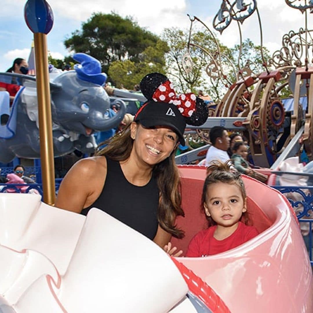 Eva Longoria y su hijo Santiago, los protagonistas de una inolvidable escapada por Disneyland
