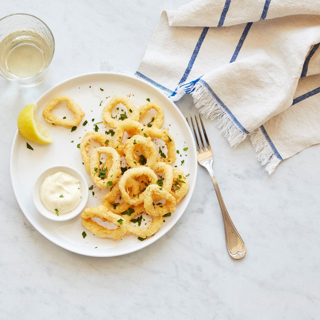 Calamares a la romana tiernos y jugosos