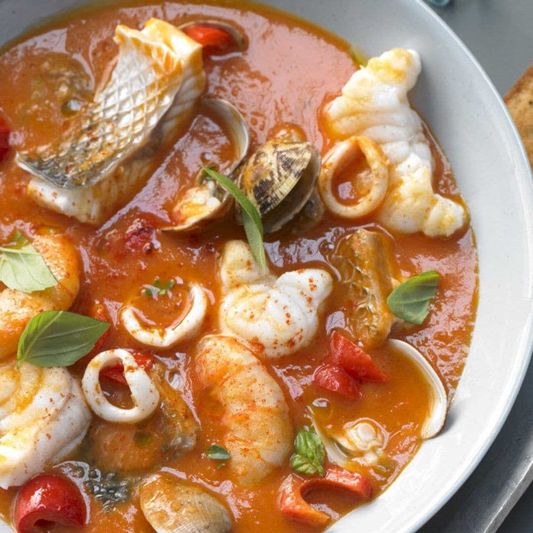 Cacciucco: sabrosa sopa de pescado 'a la italiana'