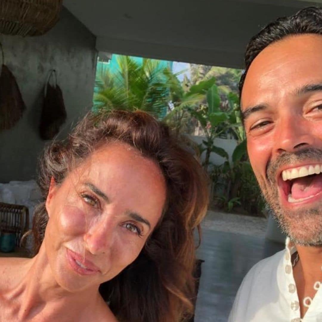 María Patiño saca su lado más romántico para felicitar a su marido que cumple 45 años