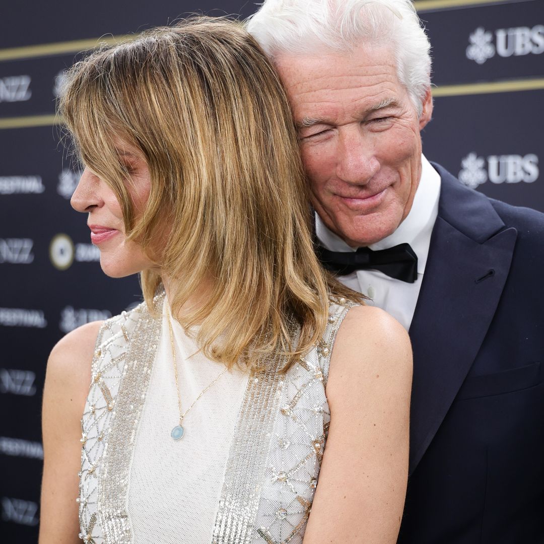 Richard y Alejandra Gere en el Festival de Cine de Zúrich el 8 de octubre de 2024