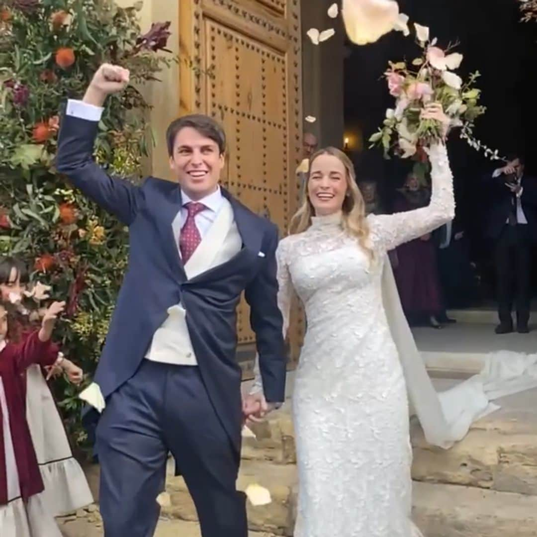 La boda de la 'youtuber' Sylvia Salas: inspiración otoñal, dos vestidos y un cambio de última hora