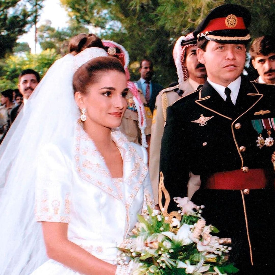 Rania de Jordania y el rey Abdalá celebran 30 años de casados: recordamos su boda de ‘mil y una noches’