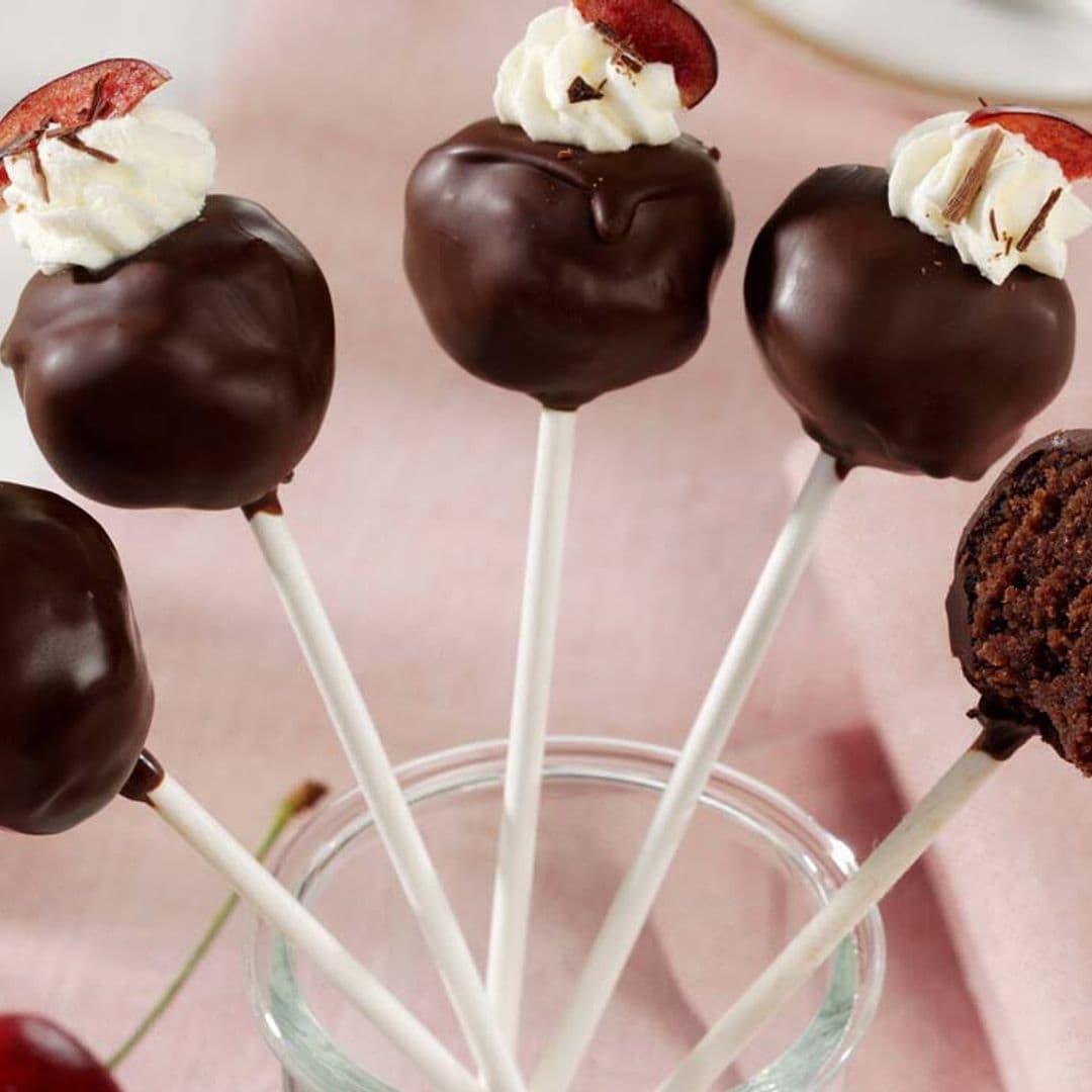 'Cake pops' Selva Negra