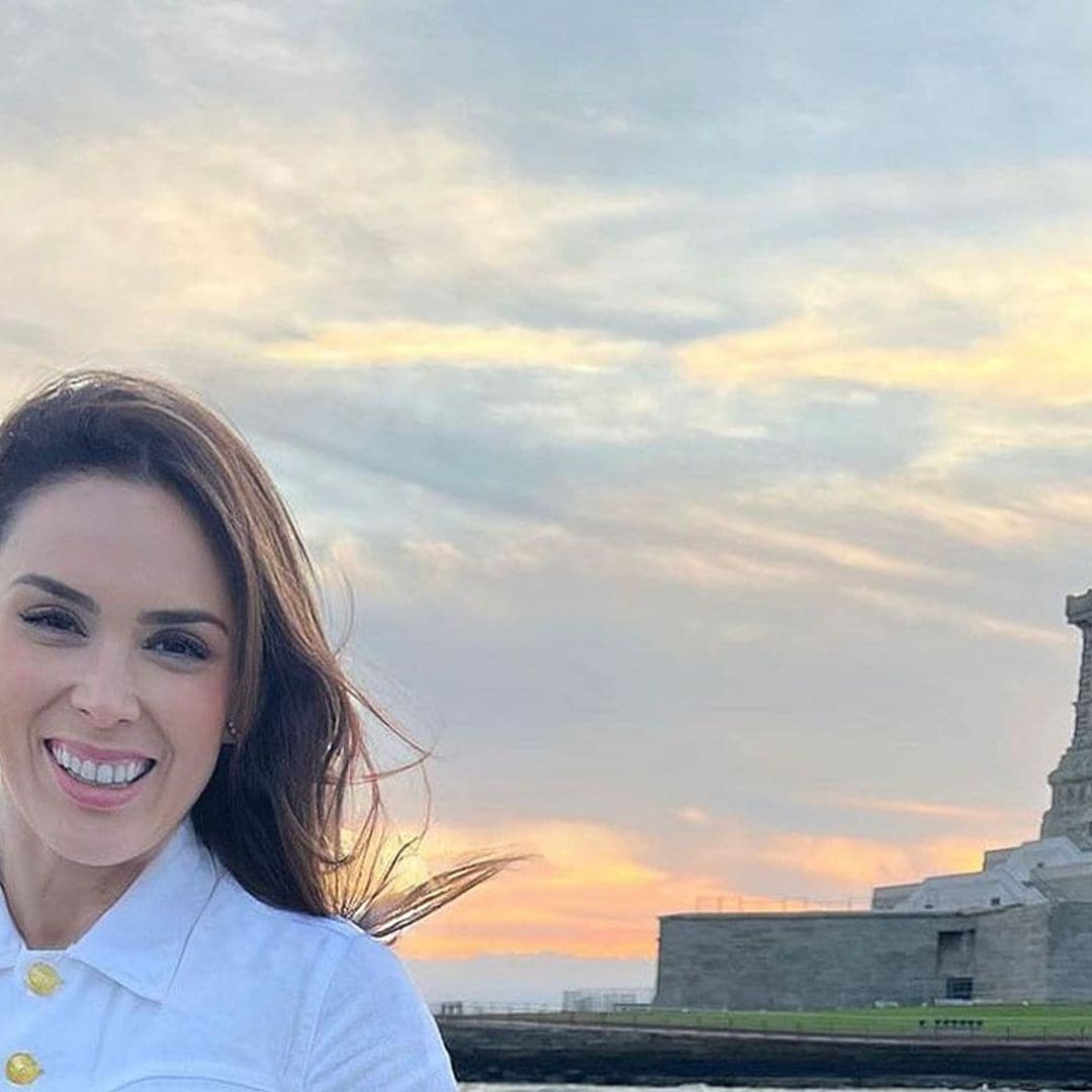 Jacky Bracamontes disfruta de unas inolvidables vacaciones familiares en Nueva York