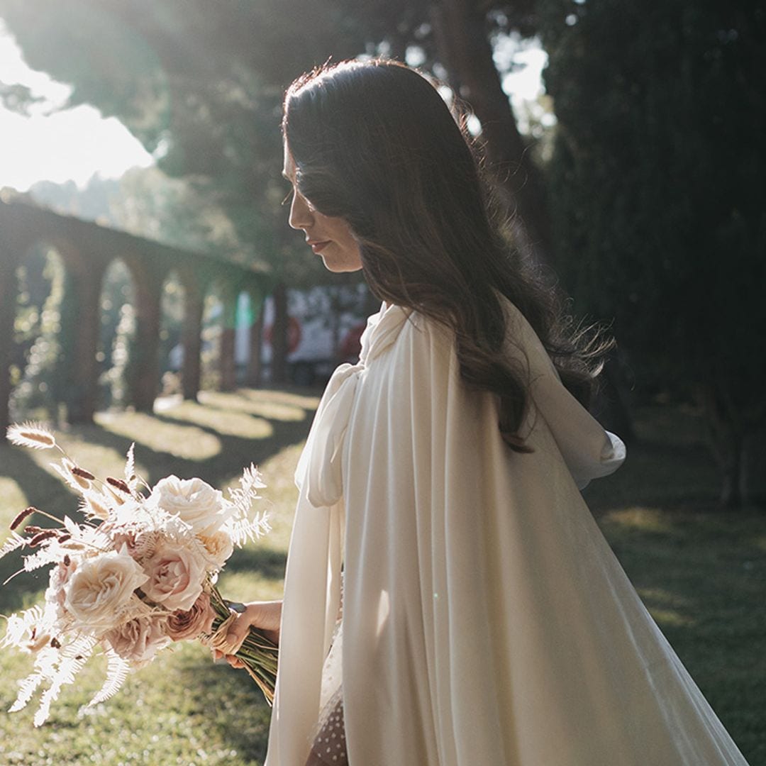 María, la novia misteriosa que se casó con un elegante vestido de alfombra roja