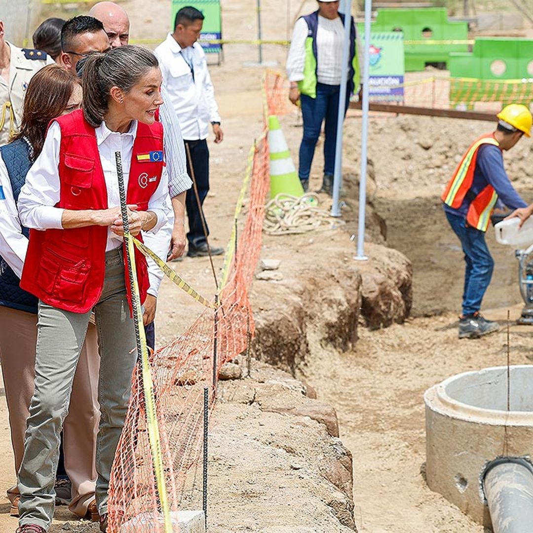 El futuro de los jóvenes, la salud mental y un guiño al Quijote marcan el primer día de la reina Letizia en Guatemala