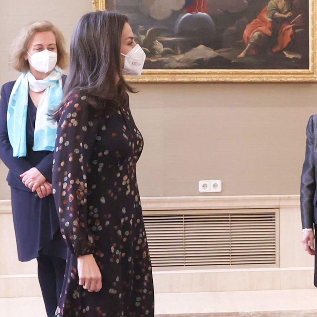 Doña Letizia recicla el vestido 'confeti'