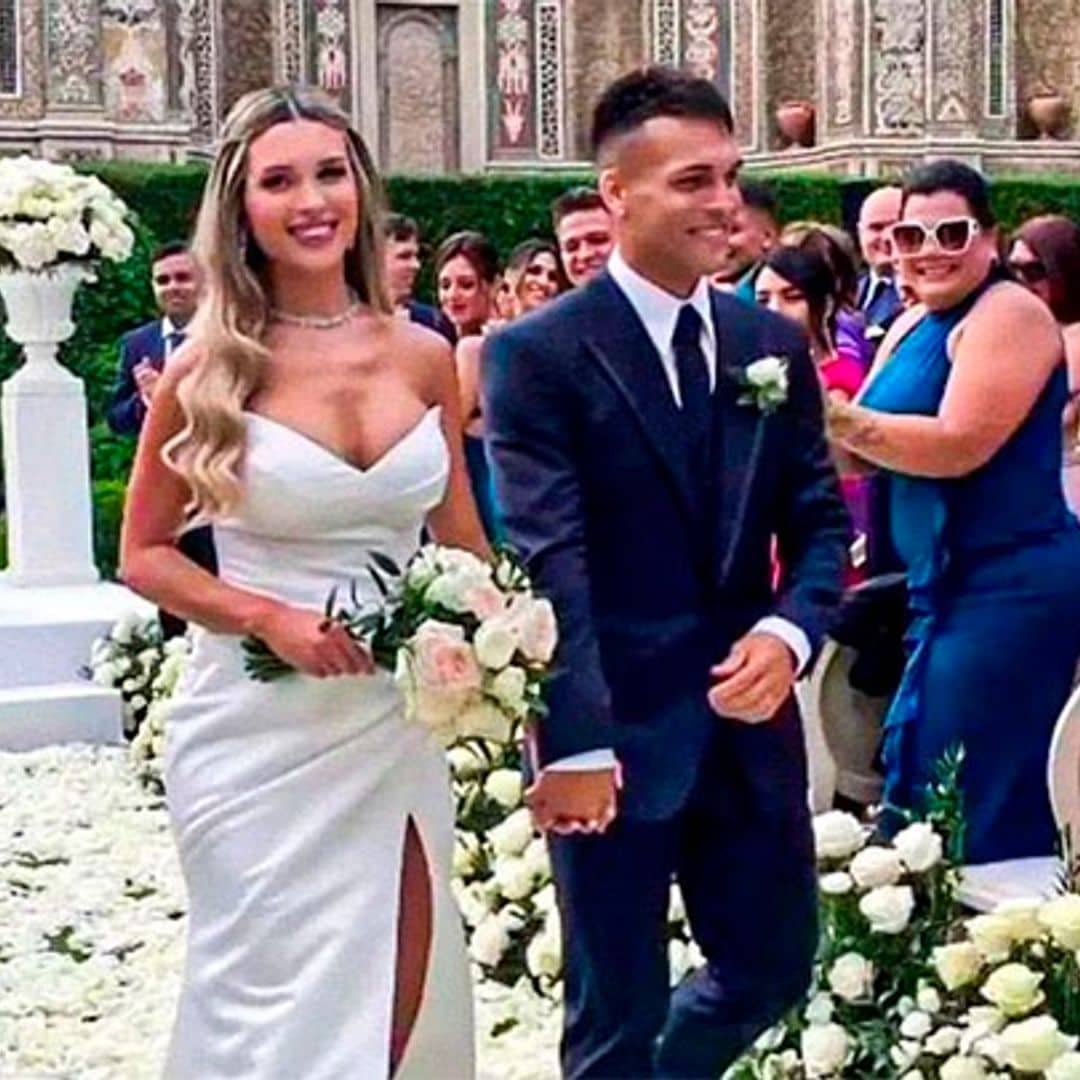 La boda a contrarreloj del finalista de la Champions Lautaro Martínez con Agustina Gandolfo en el Lago Como