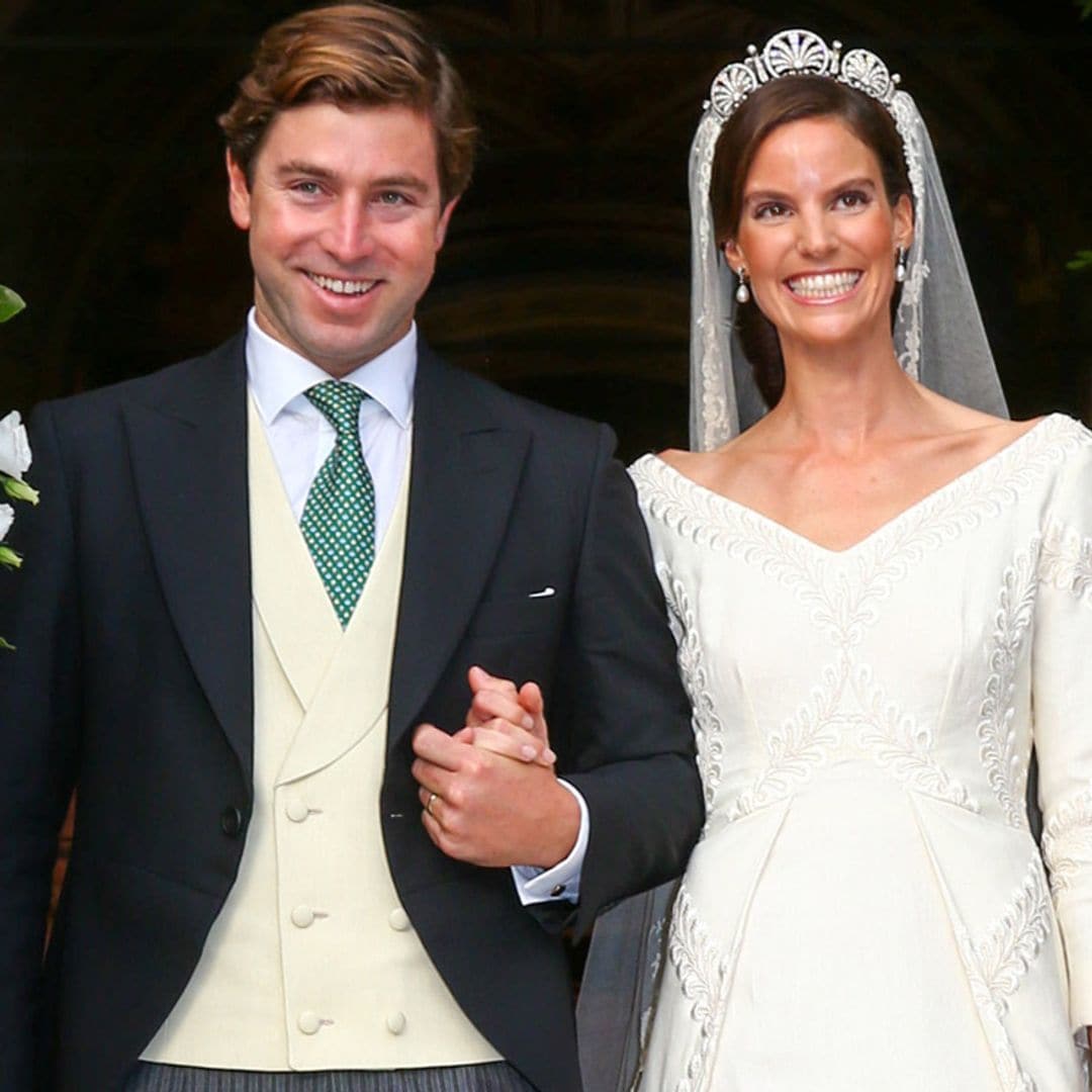 La historia de la tiara Kisnky que ha lucido María Astrid de Liechtenstein en su boda