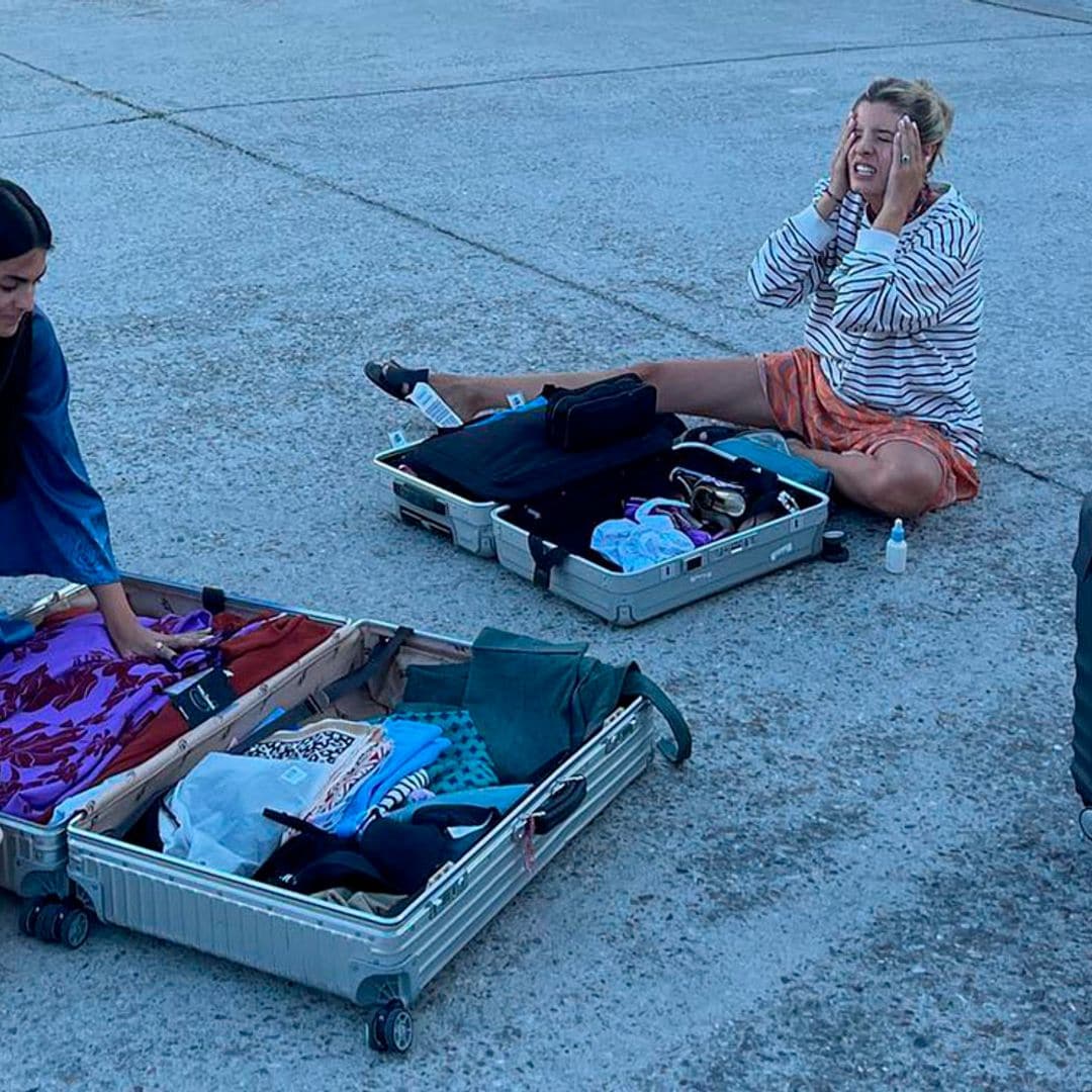 Marta Lozano y Teresa Andrés se pierden de camino a la preboda de Lucía Pombo ¡y se tienen que vestir y maquillar en plena calle!