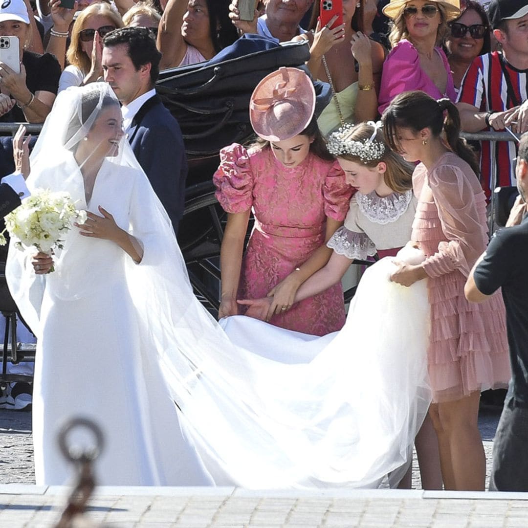 María Francisca de Portugal se inspira en el vestido de novia de su madre y luce una histórica tiara de 800 diamantes