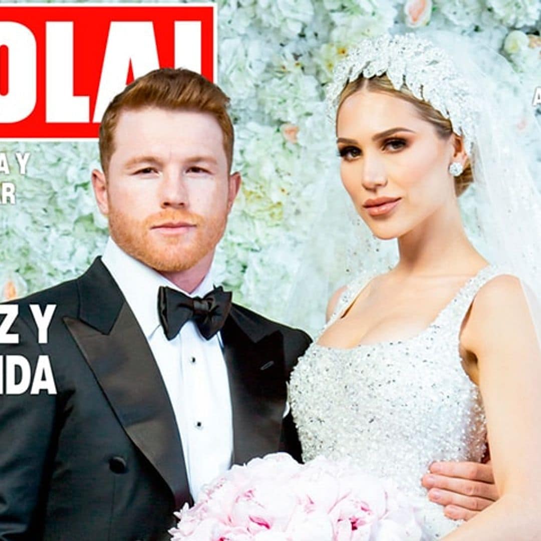 En ¡HOLA!, todo sobre la espectacular y romántica boda de Saúl Álvarez y Fernanda Gómez