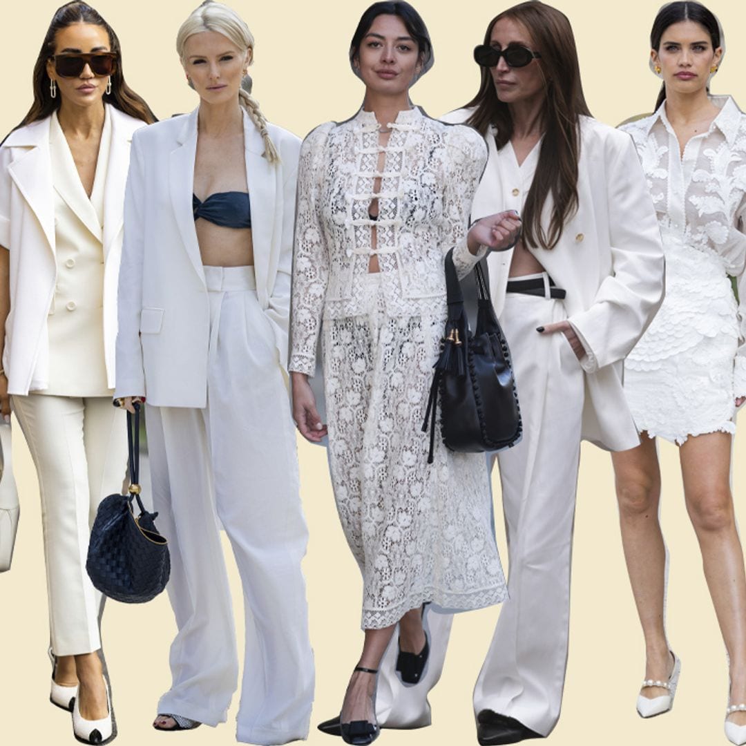 Cómo llevar el 'total look' blanco más elegante de la primavera sin equivocarte ?