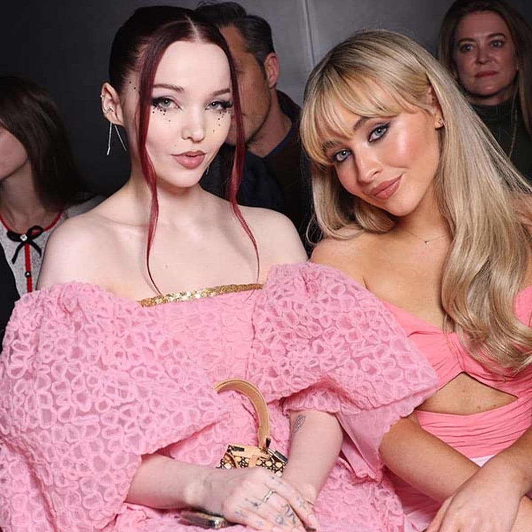 Dove Cameron y Sabrina Carpenter: unidas en el mismo evento por sus looks coordinados en rosa