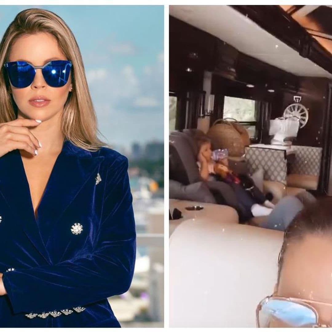 Ximena Duque adapta sus lujosas vacaciones familiares al estilo cuarentena