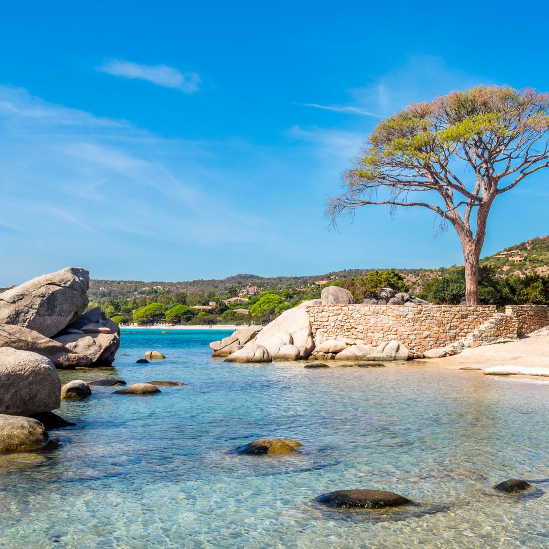 Playa de Palombaggia, Córcega, Francia