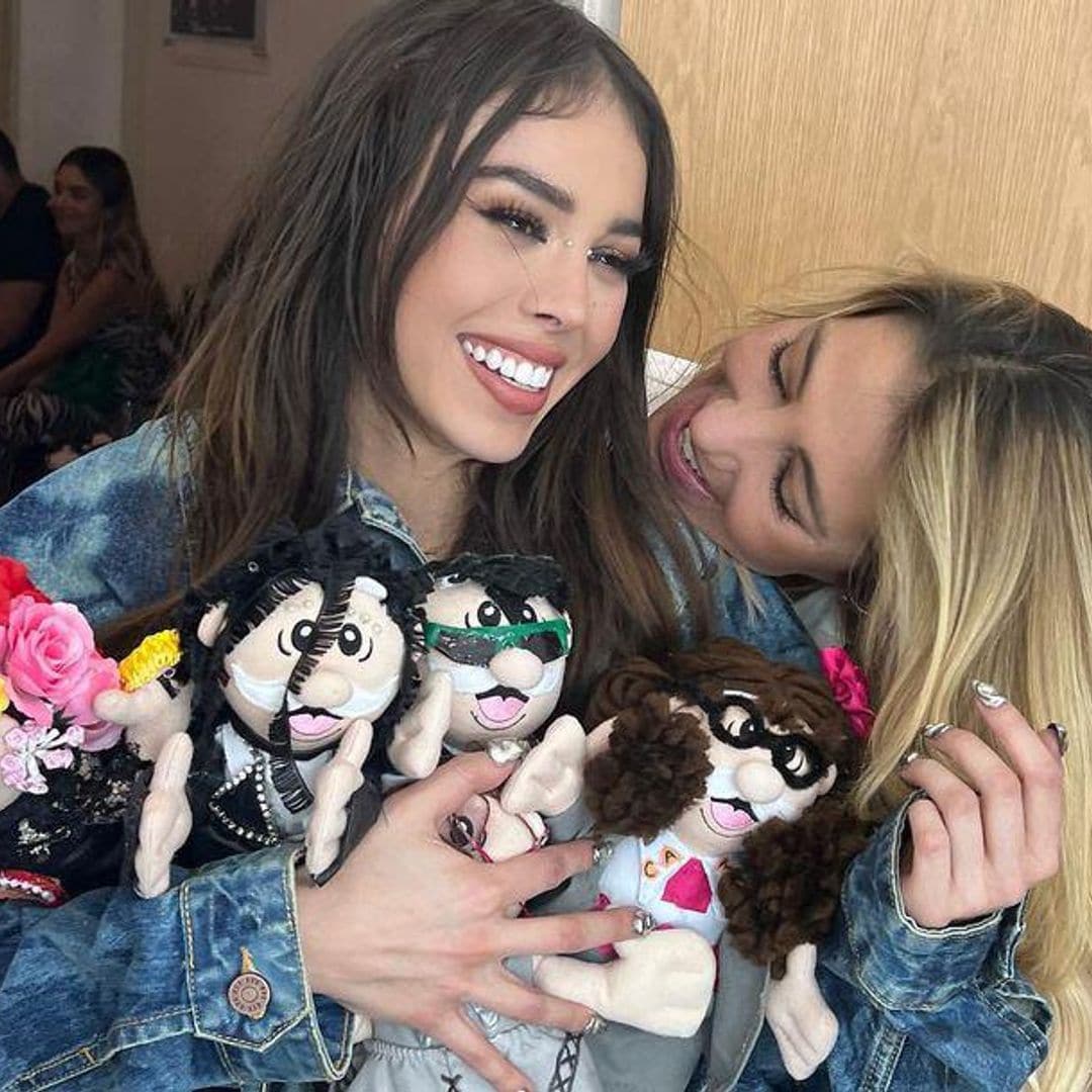 Danna Paola llora de la emoción tras conocer a su ídolo, la cantante Katy Perry