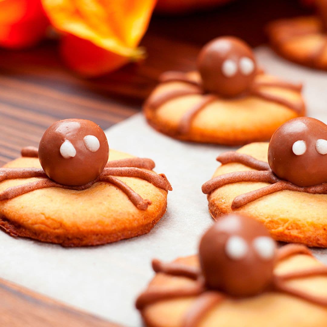 Pastas de mantequilla y chocolate para Halloween