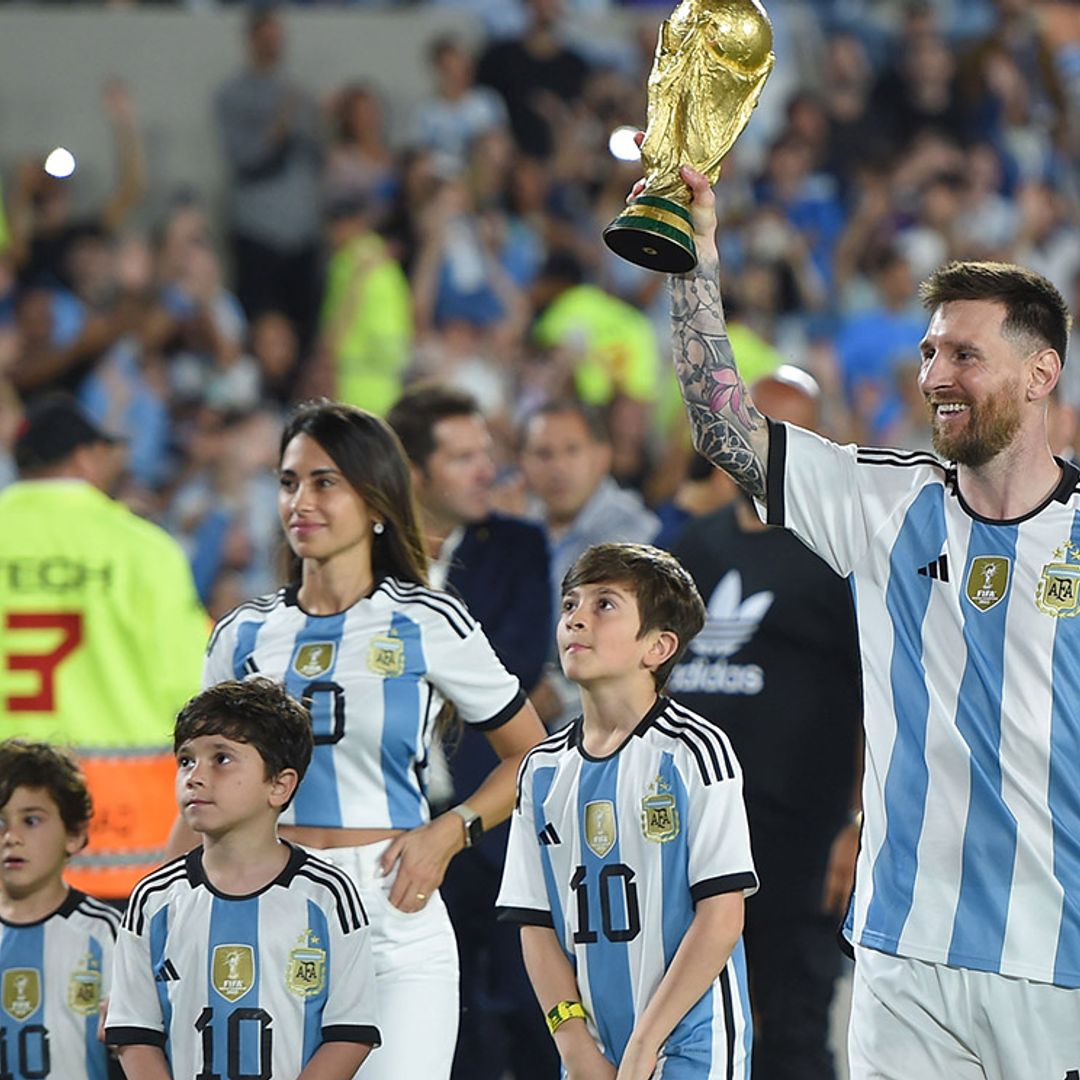 ¡Argentina de celebración! De la emoción de Antonela Rocuzzo y Messi al abrazo de Tini con Rodrigo de Paul