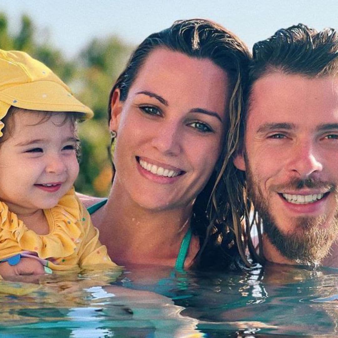 David de Gea es el 'peluquero de moda' para su hija Yanay ¡y Edurne se derrite!