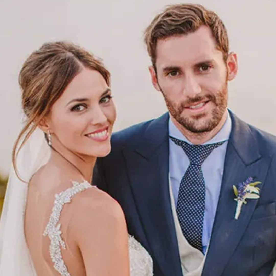 Helen Lindes y Rudy Fernández recrean esta foto de su boda... ¡con sus hijos!