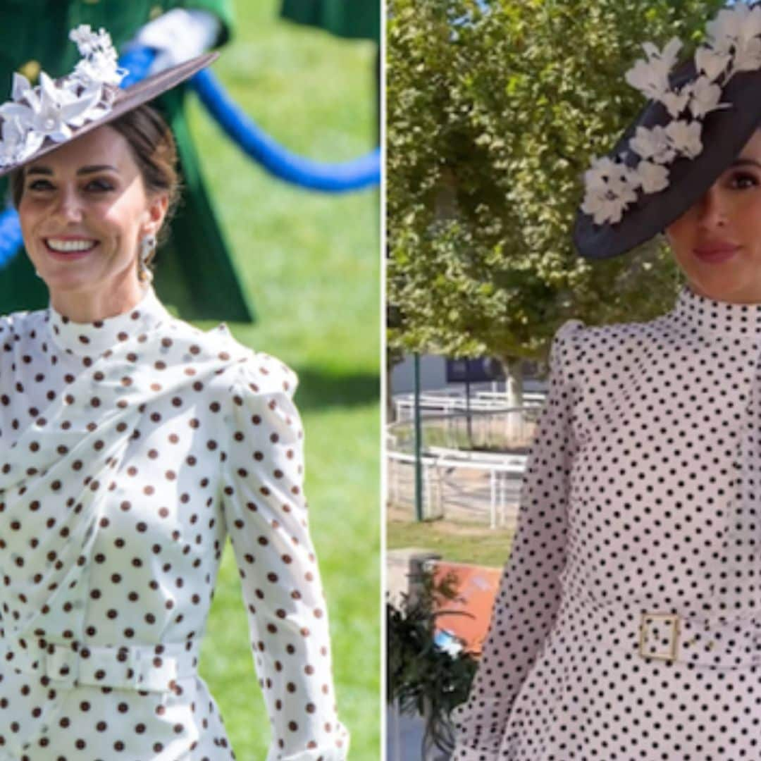 Así ha confeccionado Rocío Osorno el mismo vestido que lució la princesa de Gales en Ascot