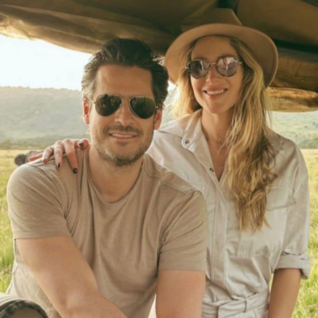 Tres meses después de su boda, Vanessa Huppenkothen y Ricardo Dueñas se van de luna de miel a África