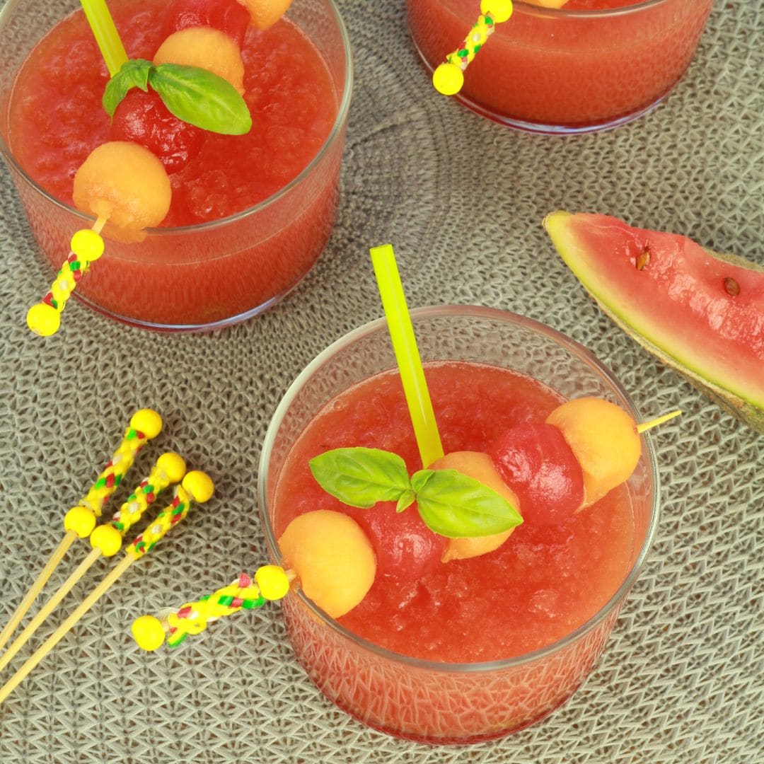 Gazpacho de sandía y melón