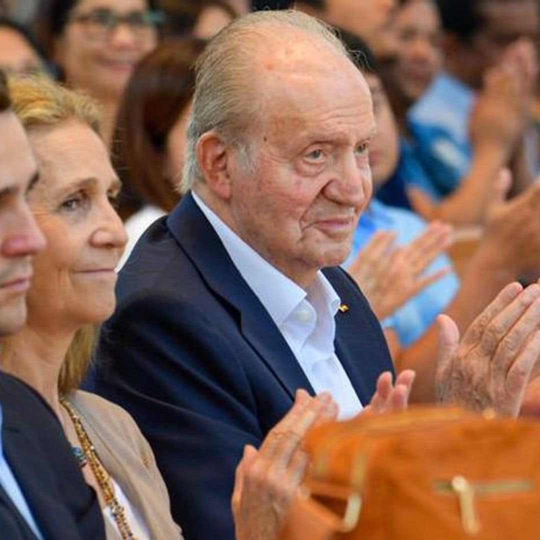 Las imágenes no vistas del Rey Juan Carlos en Abu Dabi