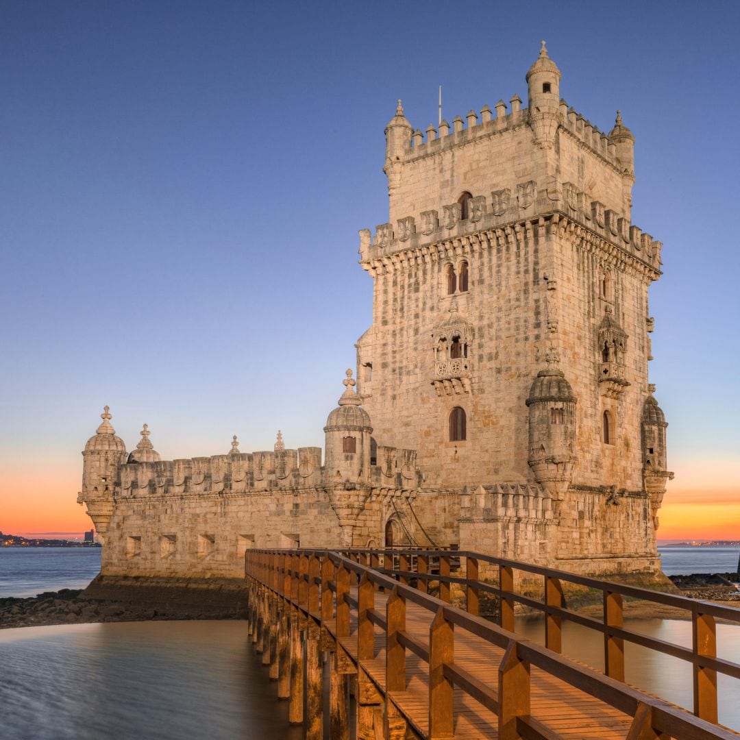 Torre de Belém junto al Tajo, Lisboa, Portugal