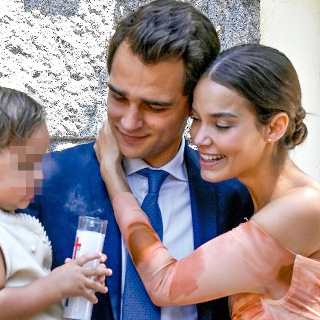 El look de invitada perfecta de Gara Arias en el bautizo de su hijo