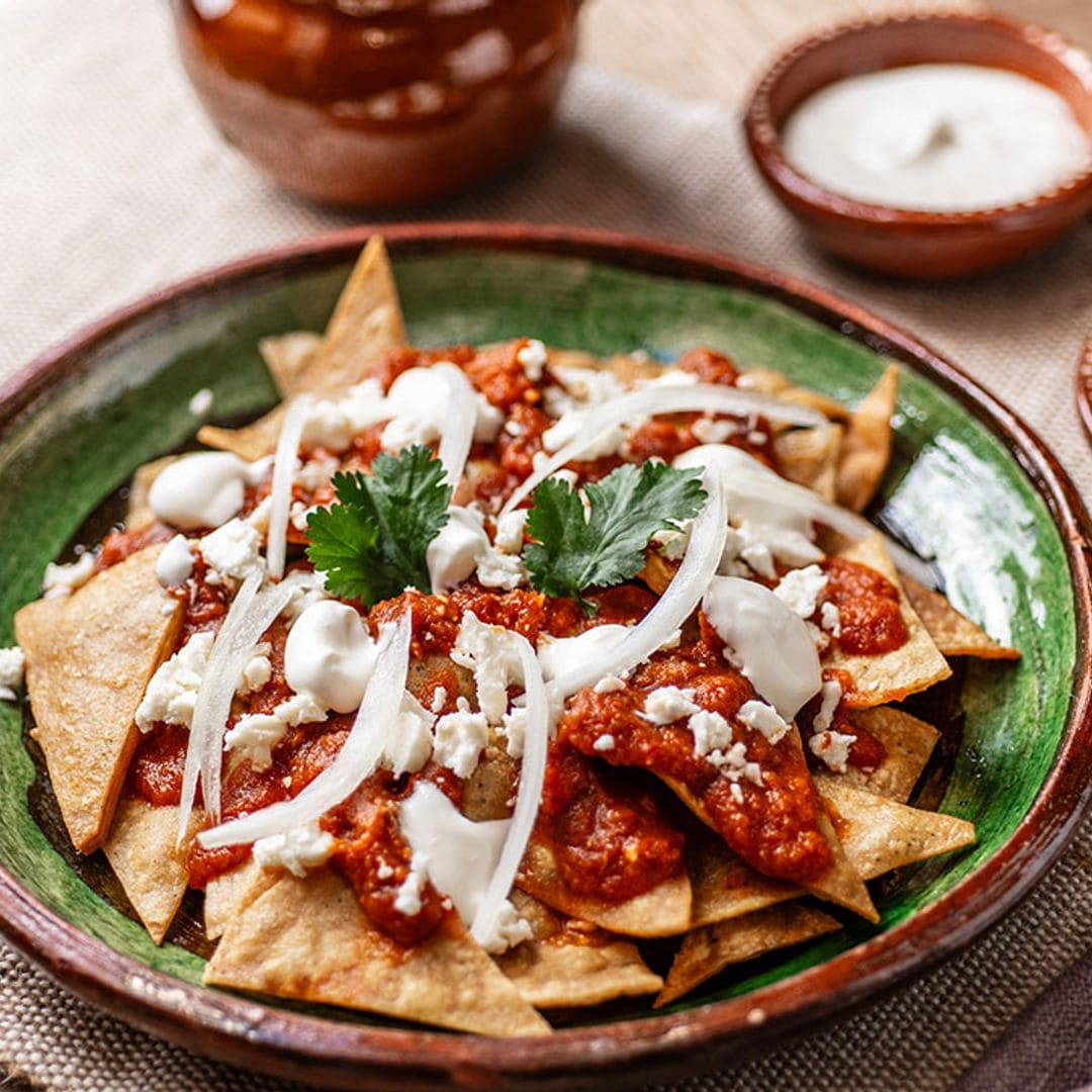 Chilaquiles rojos