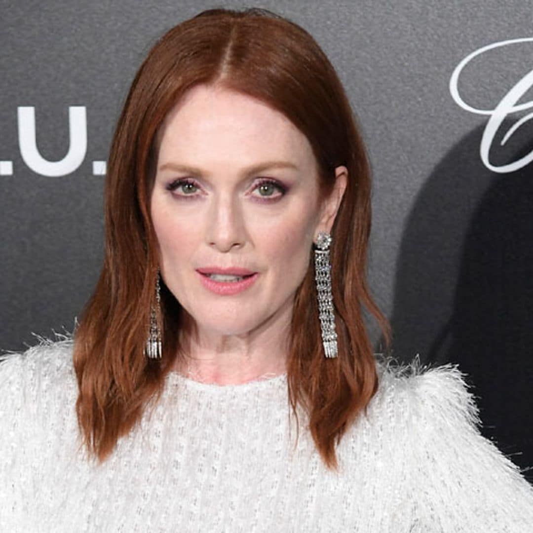 El vestido de fiesta según Julianne Moore: corto o largo pero siempre con joyas XL