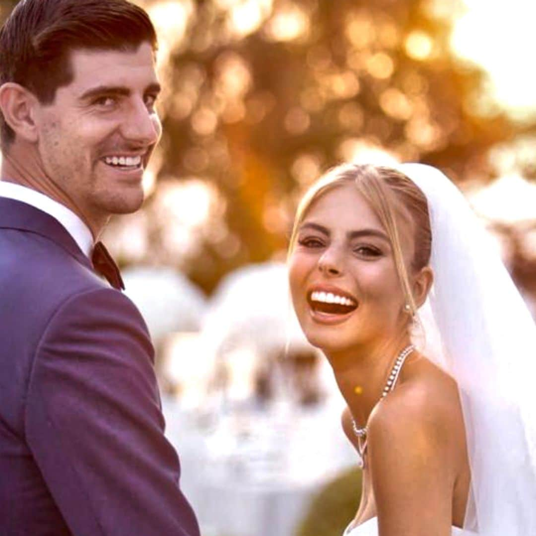 Thibaut Courtois y Mishel Gerzig se dan el 'sí, quiero' en una encantadora boda en Cannes