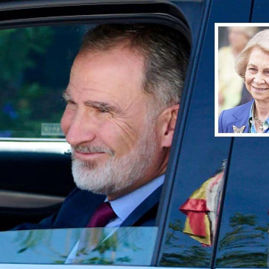 El rey Felipe de España visita a su madre, la reina Sofía, tras ser hospitalizada