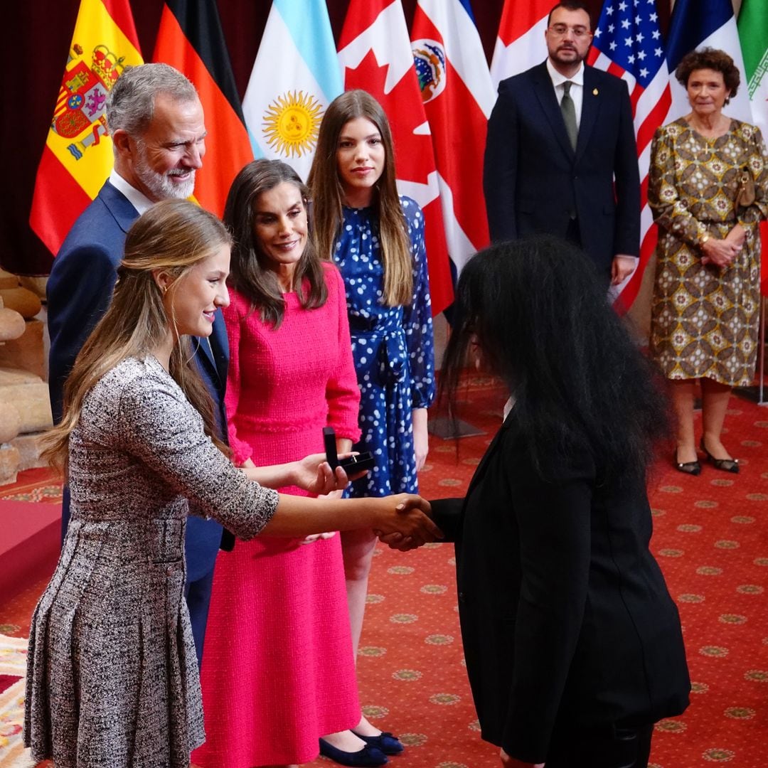 OVIEDO ASTURIAS, SPAIN - OCTOBER 25: (L-R) The Princess of Asturias Leonor. (Photo By Xuan Cueto/Europa Press via Getty Images)