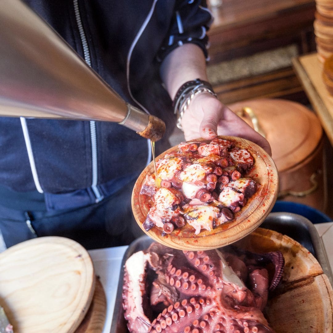 Pulpo a feria, Ourense, Galicia 