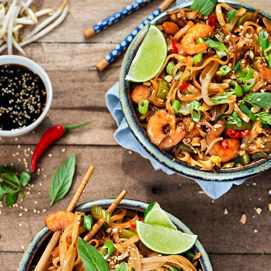 'Pad thai' de langostinos