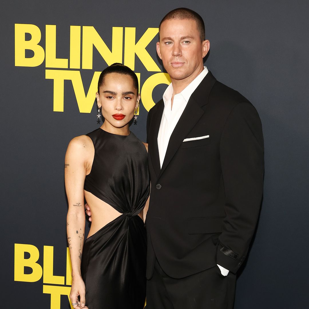 Zoë Kravitz y su prometido Channing Tatum dan un paso adelante posando juntos por primera vez en una alfombra roja