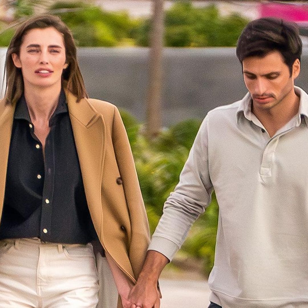 Rebecca Donaldson, novia de Carlos Sainz Jr., y su lección de estilo para pasear por Madrid