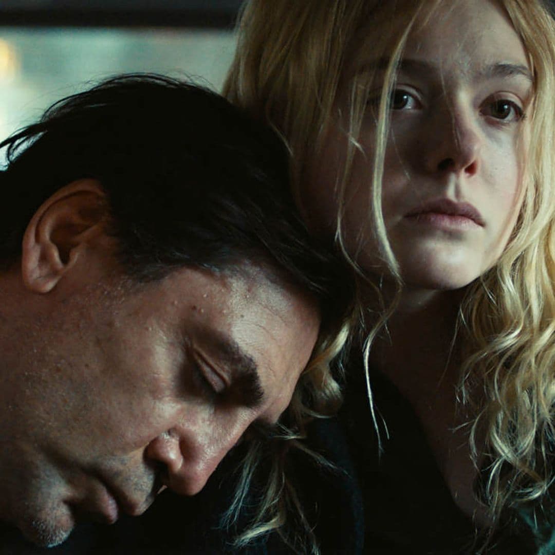 Javier Bardem y Elle Fanning, padre e hija en el drama 'The roads not taken'