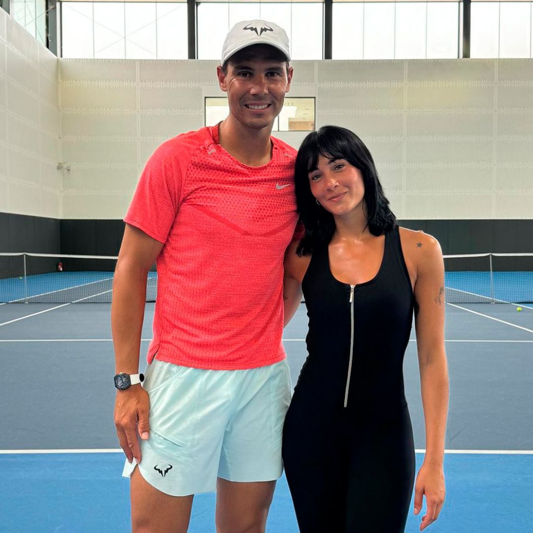 La visita sorpresa de Aitana a Rafa Nadal cuatro días después del bautizo de su hijo