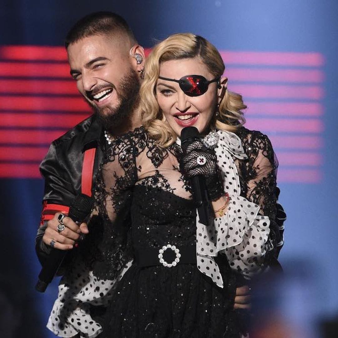 Madonna y Maluma triunfan con la presentación de 'Medellín', llena de pasión y efectos especiales