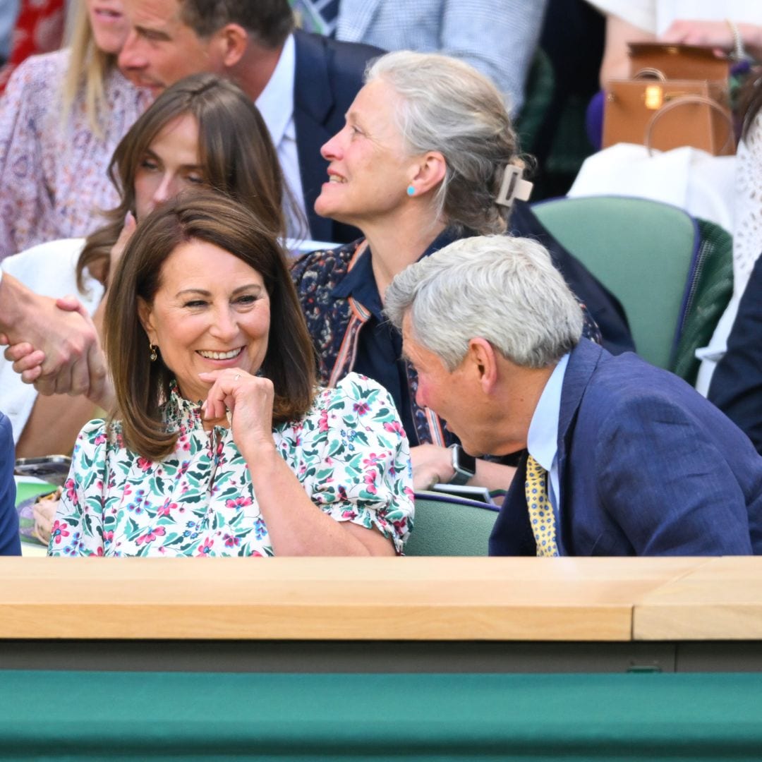 Los padres de Kate Middleton disfrutan de Wimbledon entre incógnitas sobre la reaparición de la princesa de Gales