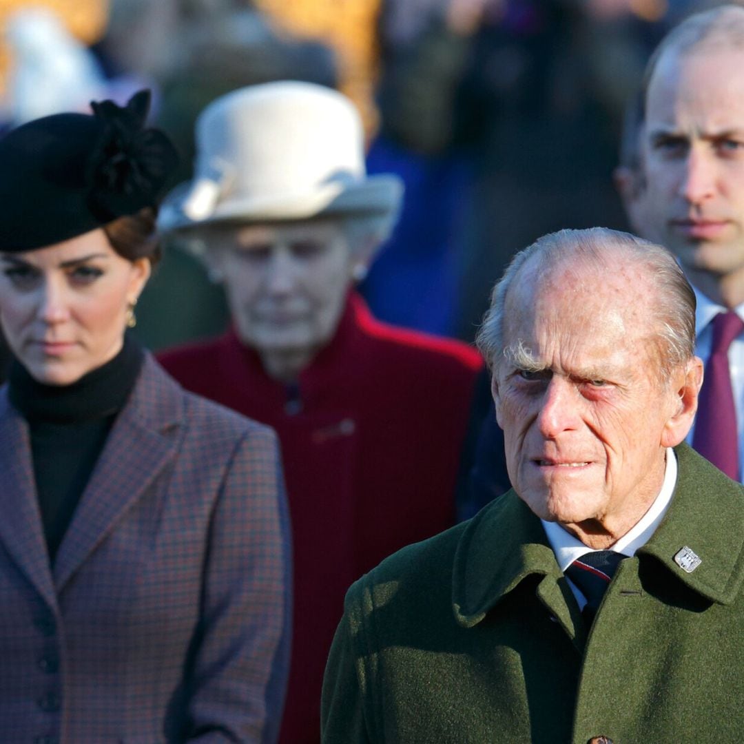 El príncipe William y Kate Middleton están de luto por la muerte del príncipe Felipe